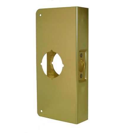 DON-JO Classic Wrap Around for Cylindrical Door Lock with 2-1/8" Hole for 2-3/8" Backset and 1-3/4" Door CW2PB